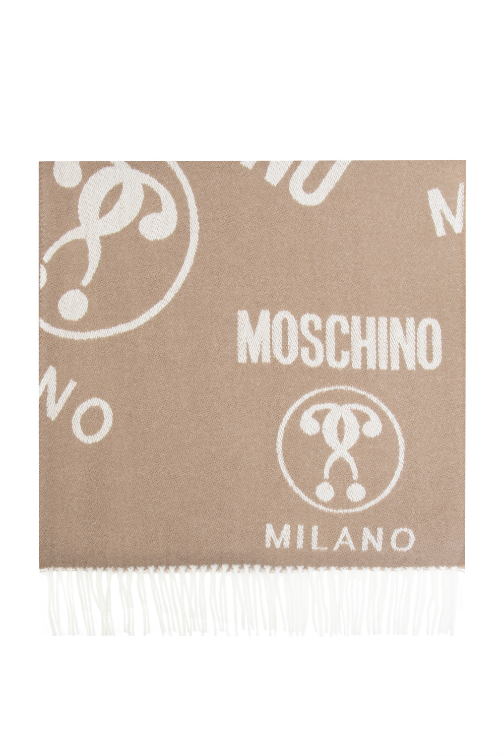 Moschino Reversible scarf with logo