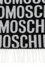 Moschino Wool logo scarf