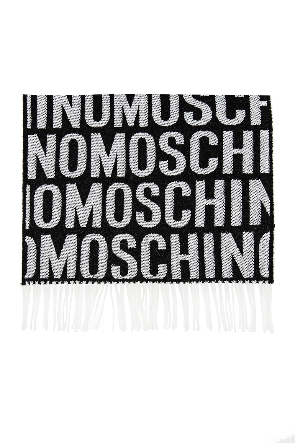 Moschino Wool logo scarf