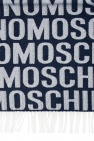 Moschino Wool logo scarf