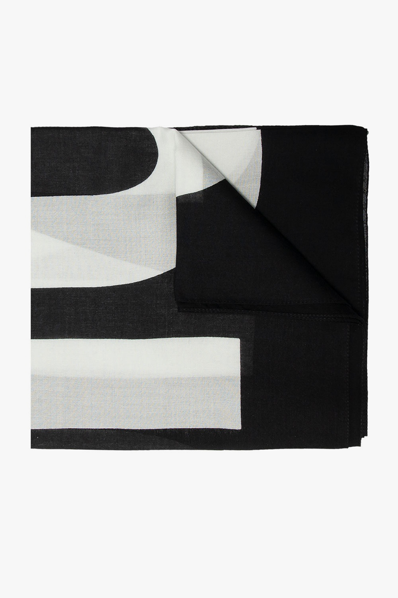 Moschino Black and white scarf from Moschino. Crafted in modal, this item showcases the brand's logo