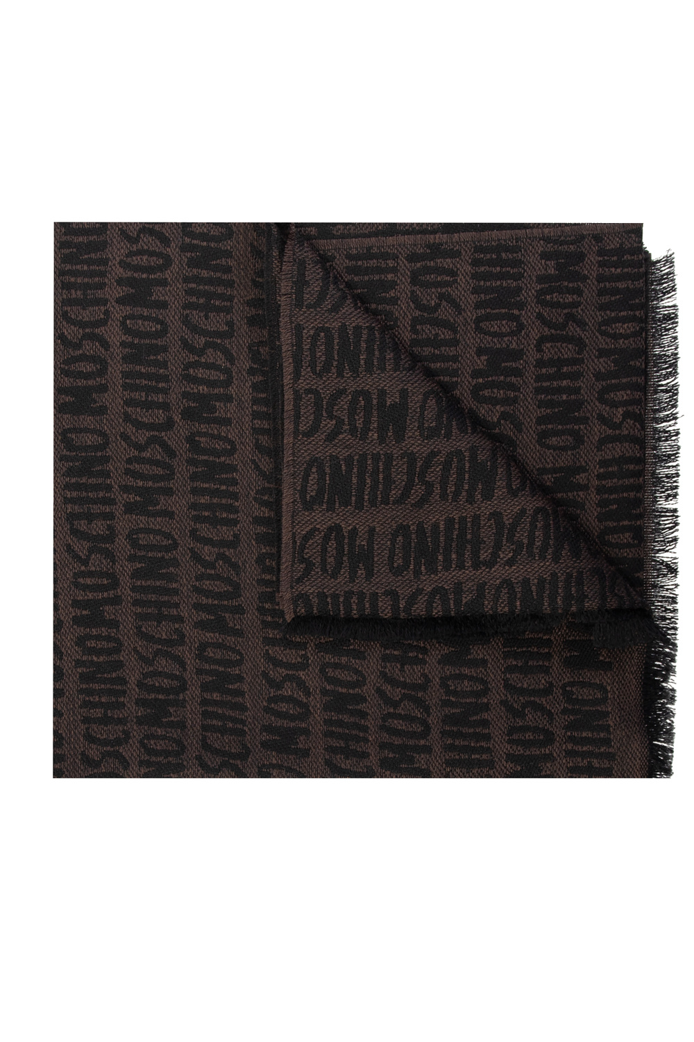 Moschino Reversible scarf with logo