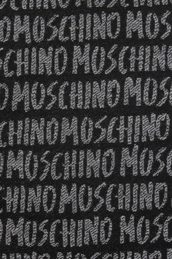 Moschino Reversible scarf with logo