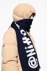 Moschino Reversible scarf with logo