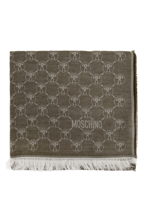 Scarf with monogram od Moschino