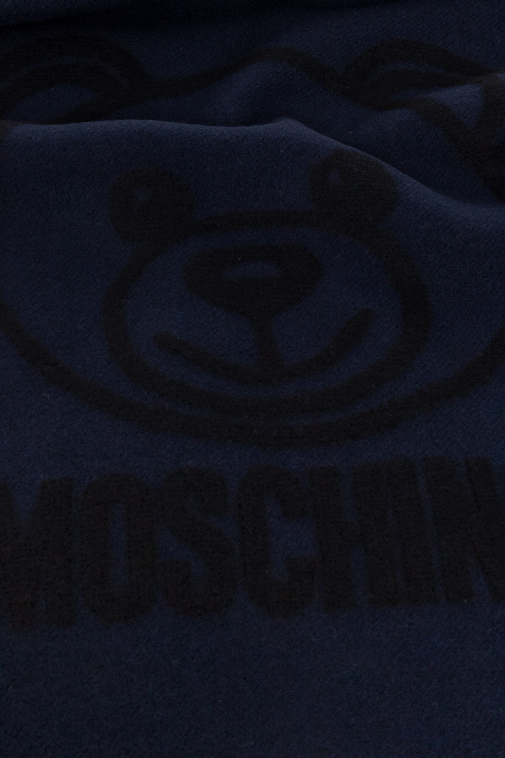 Moschino Wool scarf with teddy bear