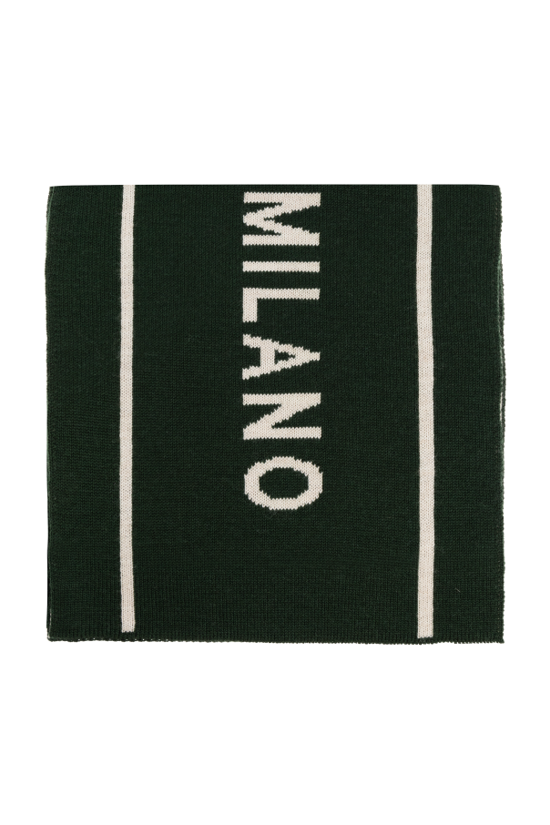 Scarf with logo od Moschino