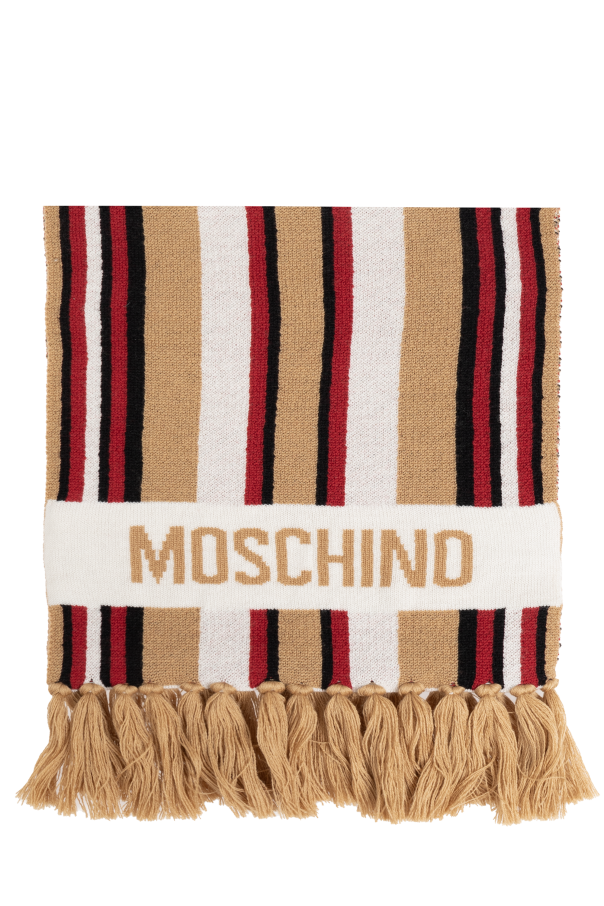 Moschino Scarf with striped pattern