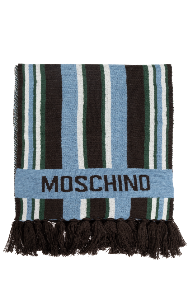 Moschino Scarf with striped pattern