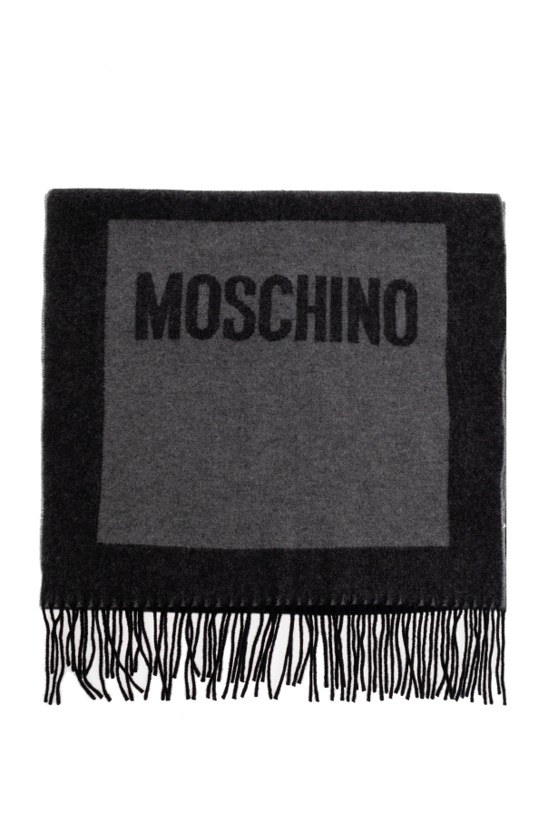 Scarf with logo od Moschino