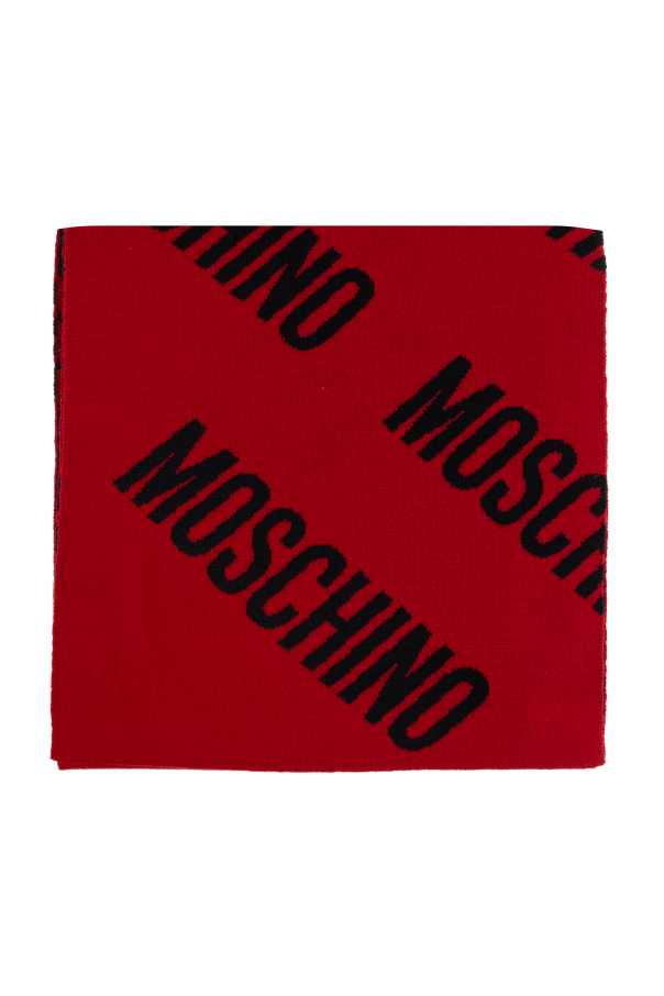 Scarf with monogram od Moschino