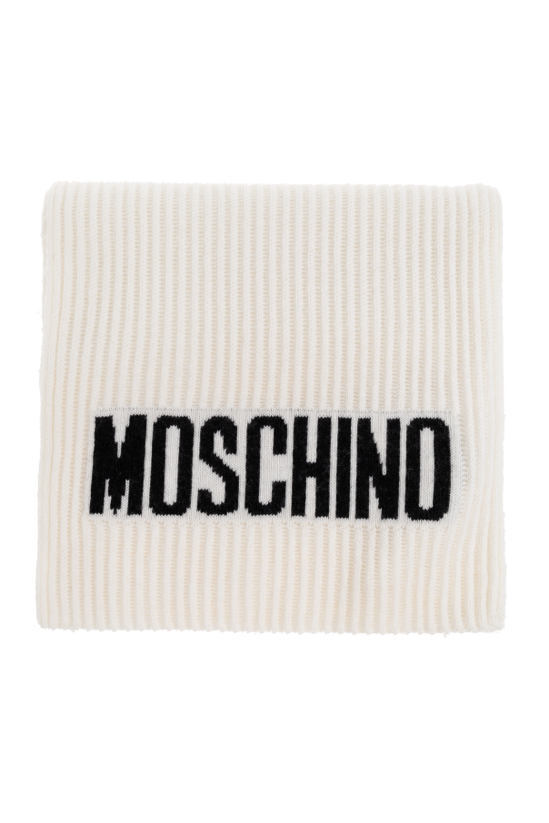 Scarf with logo od Moschino
