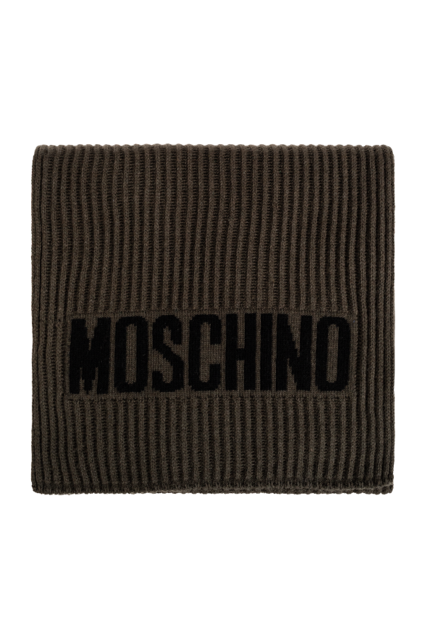Scarf with logo od Moschino