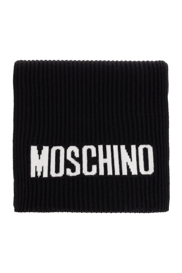 Scarf with logo od Moschino
