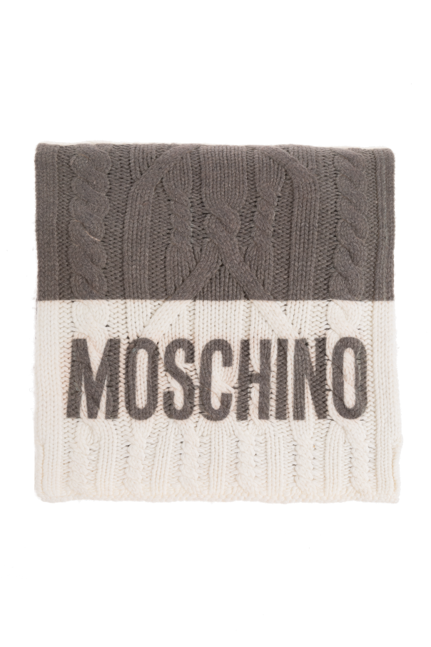 Scarf with logo od Moschino