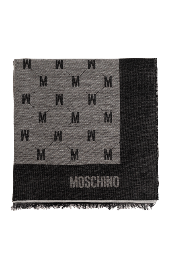 Scarf with monogram od Moschino