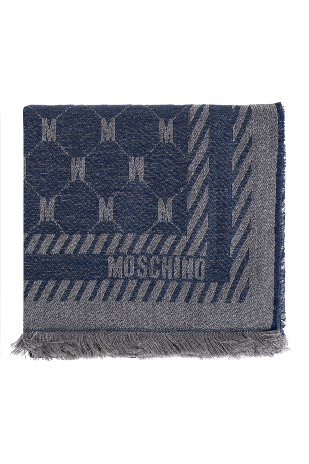 Scarf with monogram od Moschino
