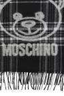 Moschino Wool scarf with hood