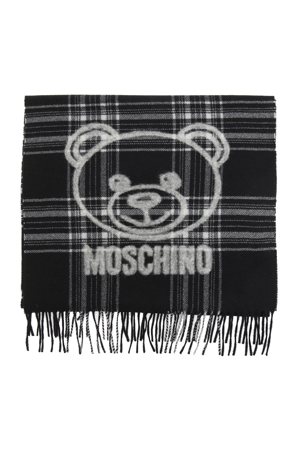 Moschino Wool scarf with hood