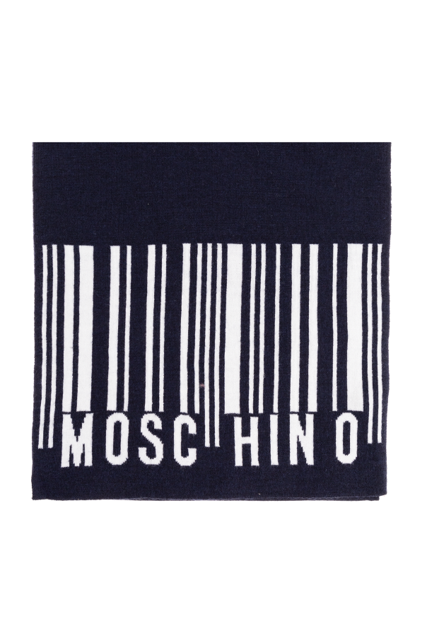 Scarf with logo od Moschino