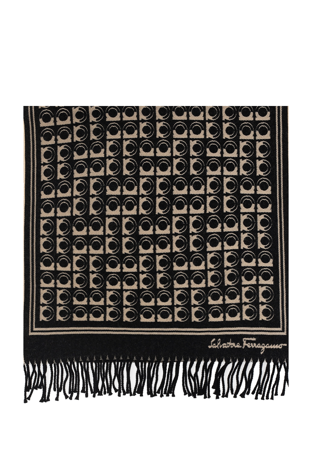 salvatore loafer Ferragamo Wool scarf