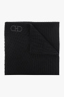 FERRAGAMO BLACK Wool scarf
