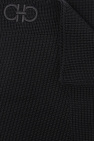 FERRAGAMO BLACK Wool scarf