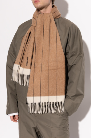 Scarf with fringes od FERRAGAMO