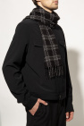 FERRAGAMO BLACK Checked scarf