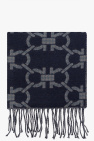 FERRAGAMO NAVY BLUE Wool scarf