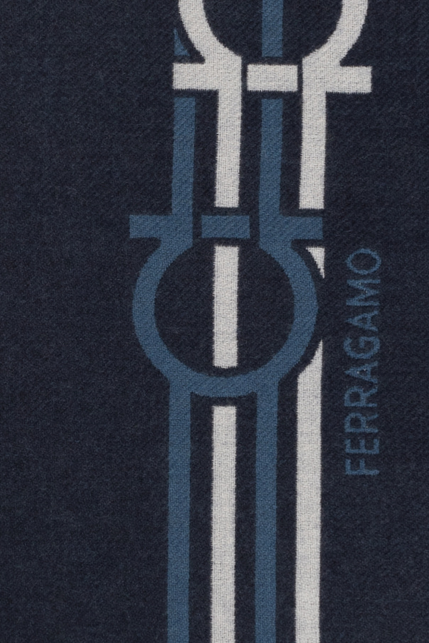 FERRAGAMO Salvatore Ferragamo Black Logo Belt