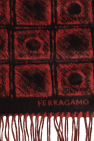 FERRAGAMO Silk scarf with logo