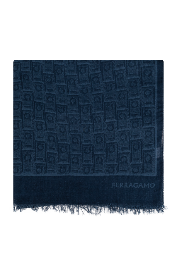 FERRAGAMO Szal z monogramem