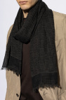FERRAGAMO BLACK Scarf with logo