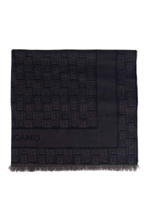 Scarf with monogram