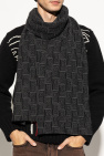 FERRAGAMO BLACK Scarf with monogram