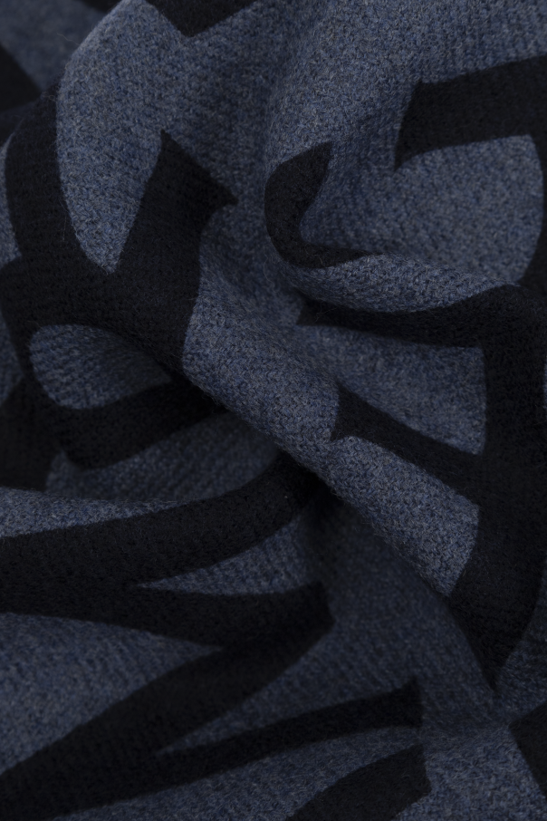 FERRAGAMO Woollen scarf with monogram