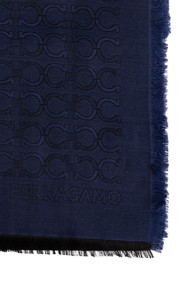 FERRAGAMO Szal z monogramem