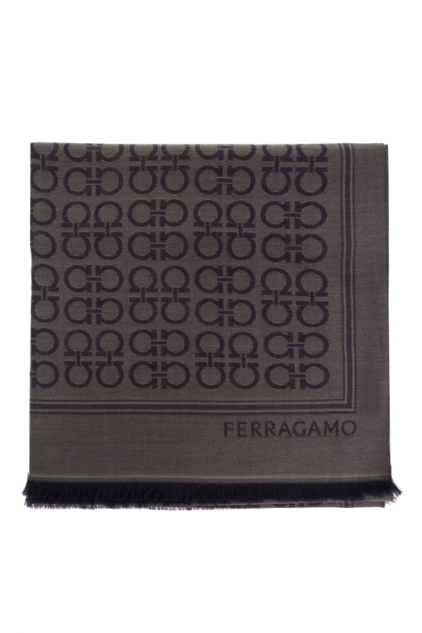 FERRAGAMO Szal z monogramem