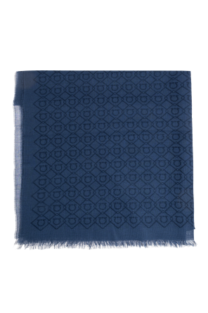 Scarf with monogram