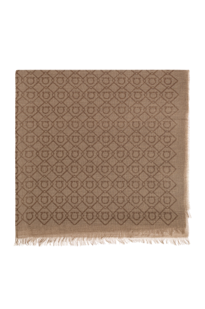 Scarf with monogram