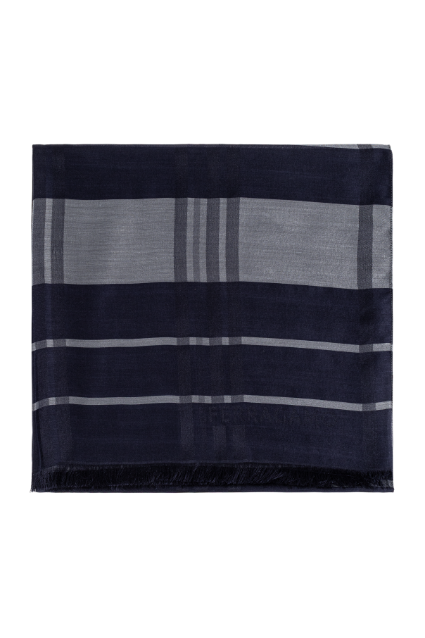 Scarf with a check pattern od FERRAGAMO