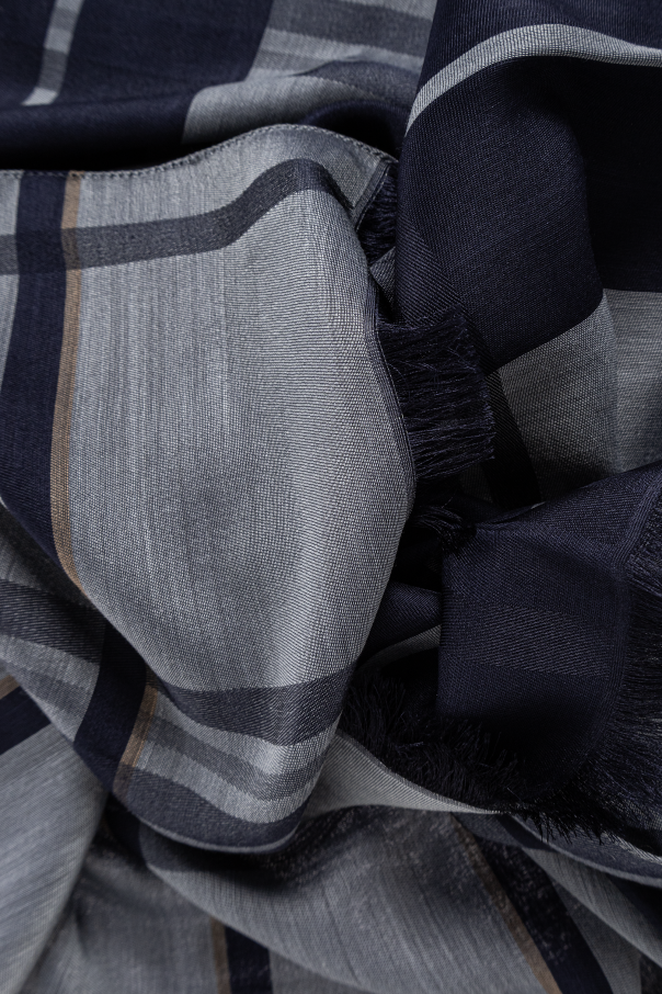 FERRAGAMO Scarf with a checkered pattern
