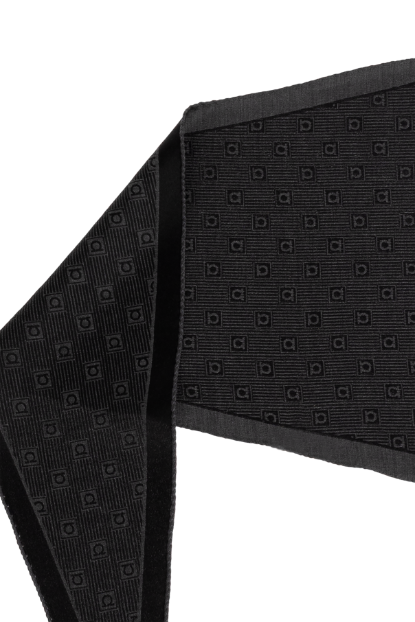 FERRAGAMO Asymmetrical scarf with monogram
