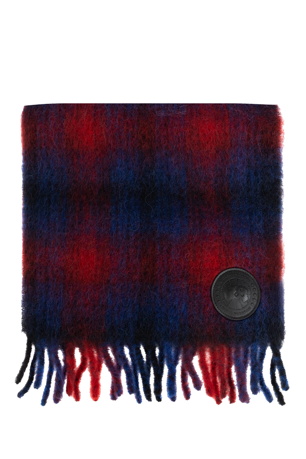 Scarf with logo patch od Canada Goose