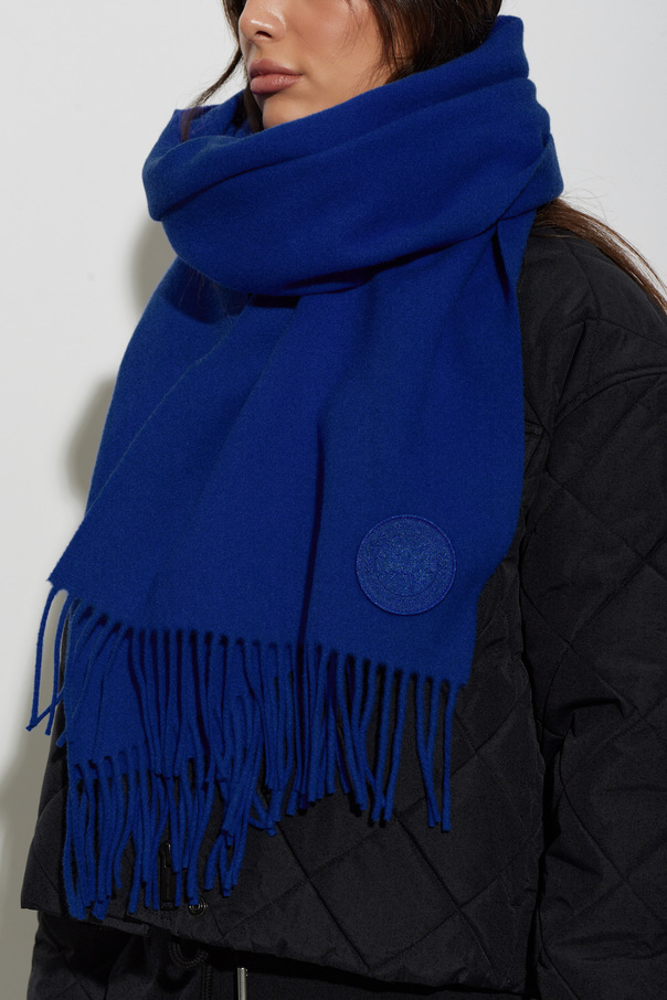 Canada Goose Wool scarf with fringes