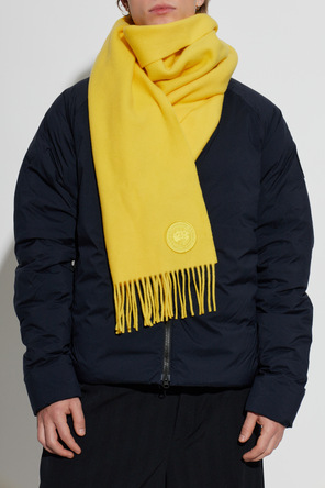 Canada Goose Wool scarf with fringes