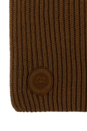 Canada Goose Fular din lână cu logo cusut