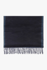 FERRAGAMO NAVY BLUE Logo scarf