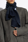 FERRAGAMO NAVY BLUE Logo scarf
